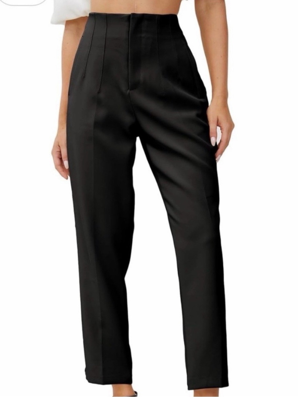 Zara High-Waisted Pleated Trousers Size XS